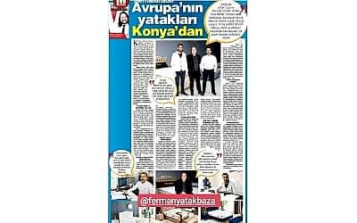 Avrupa’nın yatakları Konya’dan Orpa Möble, Ferman Yatak markası ile